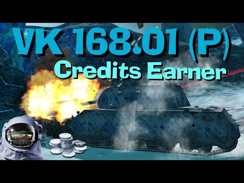 WOT Blitz Earning Credits in Gravity With VK 168.01 (P)