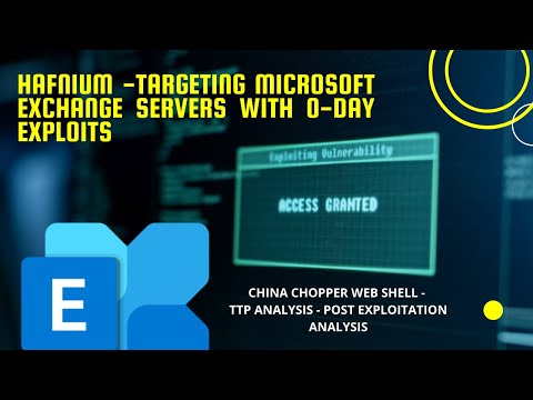 HAFNIUM - TTP's and Post-Exploitation Analysis from Microsoft Exchange Zero Day Attack
