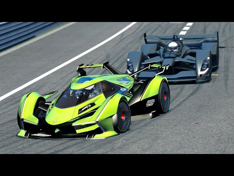 Lamborghini V12 Concept GT vs Red Bull X2019 Competizione at Monaco