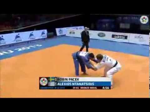 Judo Grand Prix Jeju 2013: Robin PACEK (SWE) - Alexios NTANATSIDIS (GRE) Bronze [-81kg]