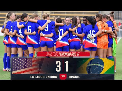 USA 3 x 1 Brazil▫️U17 Women’s International Friendly▫️Extended Goals & Highlights!