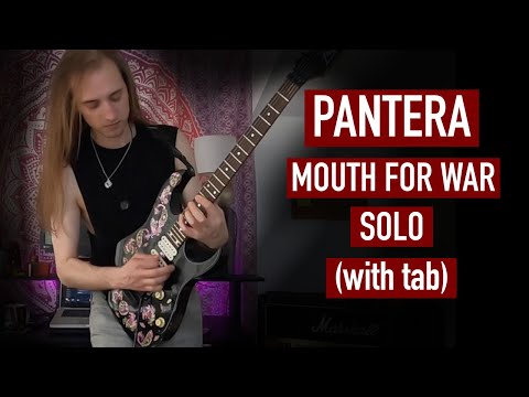 Pantera - Mouth For War - Solo (with Tab)