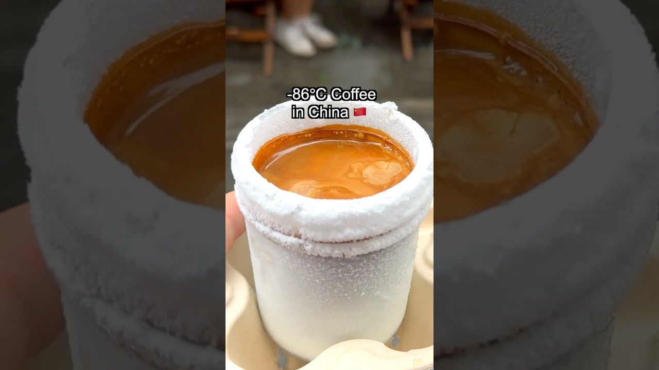 -86°C Coffee in Chengdu, China