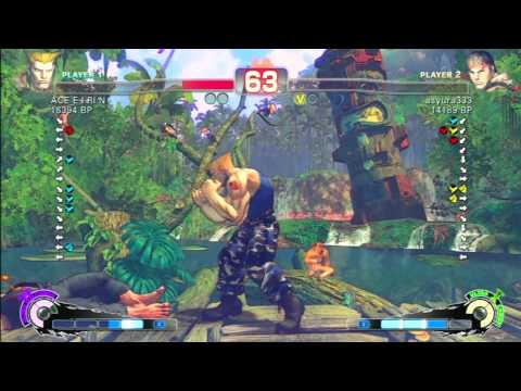 SSF4 Rank Match  ACE E I RI N (GU)  vs  asyura333 (RY)