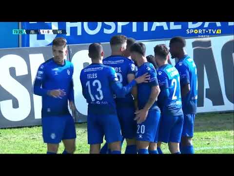 Golo Jorge Teixeira: CD Feirense (1)-0 Ac. Viseu - Liga Portugal SABSEG | SPORT TV