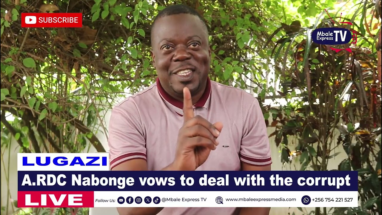 Assistant RDC Bosco Nabonge vows to deal with the corrupt 
