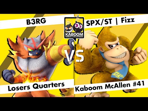 B3RG (Incineroar) vs SPX/ST | Fizz (Donkey Kong) - LQF - Kaboom McAllen #41