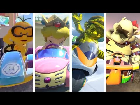 Mario Kart 8 Deluxe - All Characters Losing Animations (8th Place)