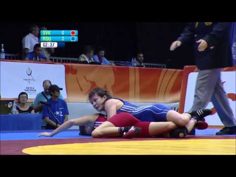 Lutte Libre Femmes - Finale (-48kg) Slovaquie/Roumanie - VIIes Jeux de la Francophonie