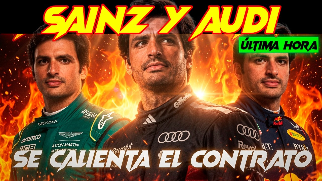 SAINZ DESENCANTADO CON WILLIAMS F1, LO SITUAN EN AUDI PERO LA REALIDAD ES DISTINTA, TOCA NEGOCIAR