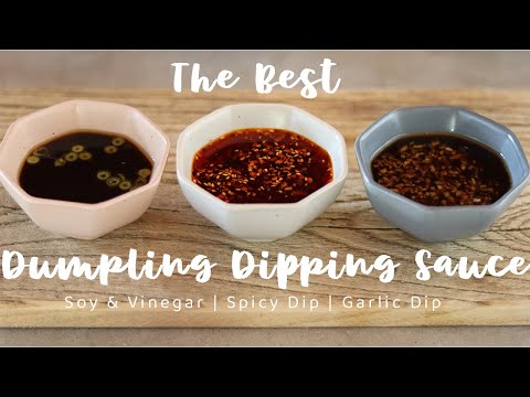 Chinese Dumpling Sauce Recipe | 3 ways