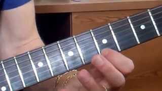QUICK-SHOT GUITAR LESSON: A Minor Pentatonic 4-Note Speed Drills (Slow)