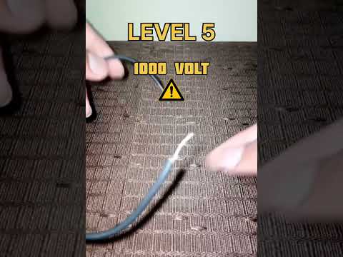 level 1 to 5 voltage⚡ which one is dangerous #top #voltage #level1to5