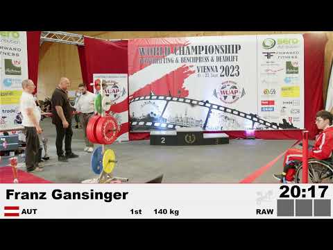 2023 - WUAP WORLD CHAMPIONSHIP - Vienna - day 5- Part 1