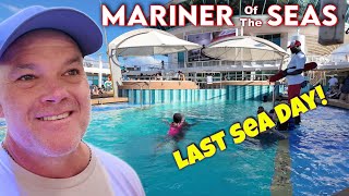 How Busy is the Last Seas Day on Mariner of the Seas? 5 Day Western Caribbean Cruise. 4K Ultra Video