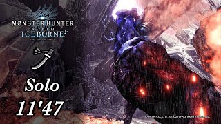 【MHWI】極ベヒーモス討滅戦 太刀 ソロ 11'47 / Extreme Behemoth LS Solo