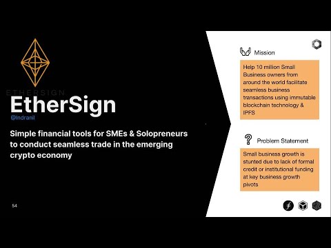 Ecosystem-WG June 2022: Deep Dive on EtherSign