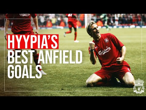 Sami Hyypia's BEST Anfield Goals | Finnish Finishes, Set-pieces, Big European goals