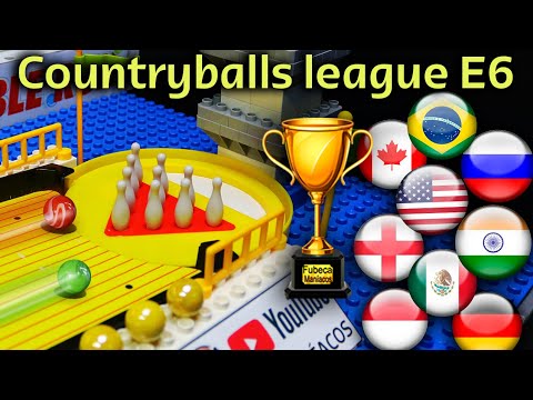Defying Gravity: Marble Bowling Tournament CountryBalls League 6th stage Bowling