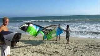 preview picture of video 'Bucerias Beach Kitesurfing School Puerto Vallarta Riviera Nayarit,'