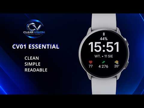 Clear Vision CV01 Watch Face video thumbnail