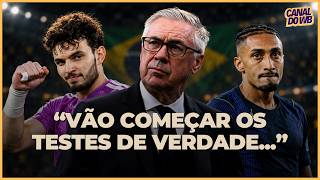 Ancelotti pode mudar 7 no time titular | Pré-jogo Brasil x Austrália