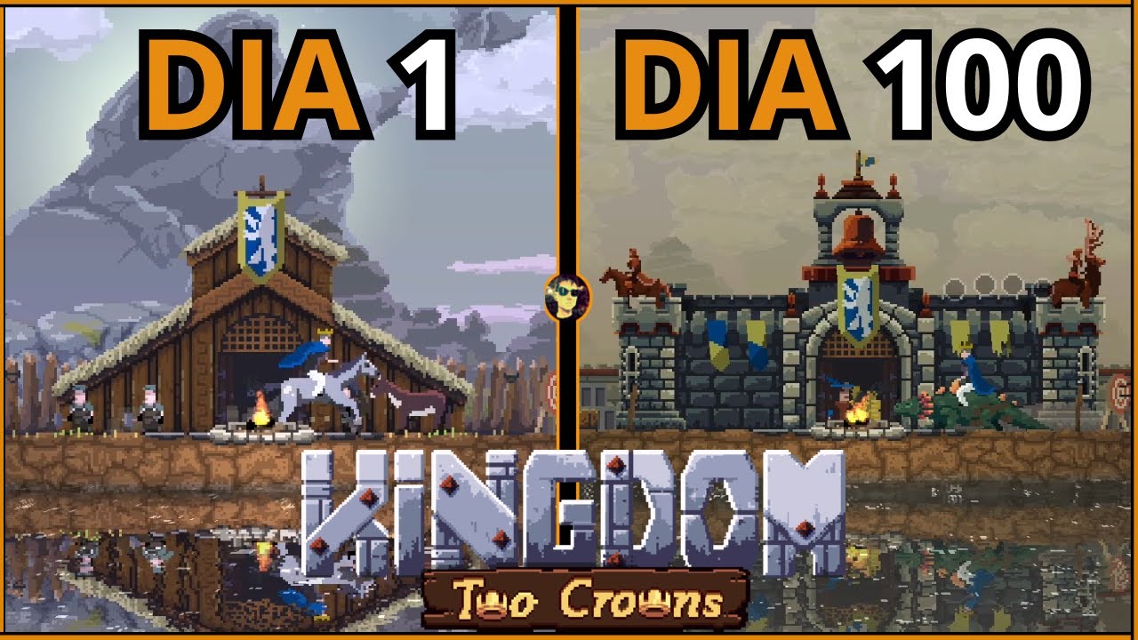 Eu joguei 100 Dias em Kingdom Two Crowns