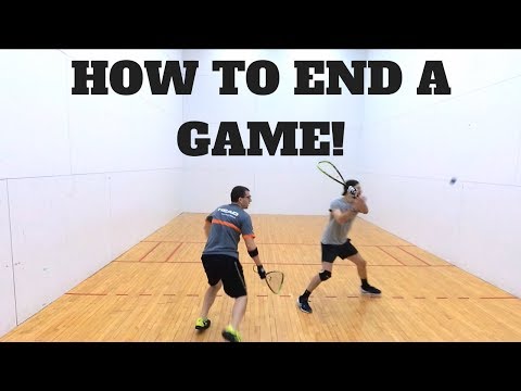 Racquetball Rally - This is how you end the game