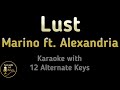 Marino Ft Alexandria Lust Karaoke Instrumental Lower Higher Male Female Original Key