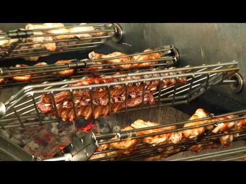 Barbecue traditionnel portugais 5 broches GRELHACO : CHR Barbecue portugais 5 broches 15 poulets GRELHACO sur CHR
