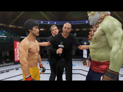 Bruce Lee vs. Maestro Hulk - EA Sports UFC 4 - Epic Fight 🔥🐲