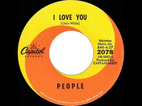 1968 HITS ARCHIVE: I Love You - People (mono 45)