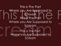 Alesana-This Is Usually The Part where People Scream (Lyrics)
