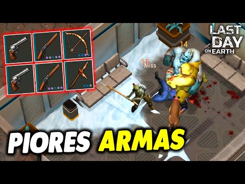 PIORES ARMAS NO LABORATÓRIO - Last Day On Earth