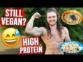 What I Eat In A Day For Vegan Muscle | HIGH PROTEIN, MACROS & SECRETS
