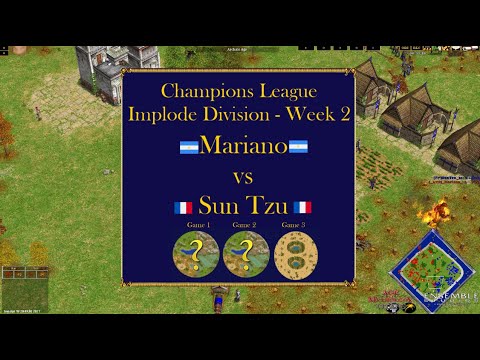 AoM Champions League - Mariano vs SunTzu - Week 2