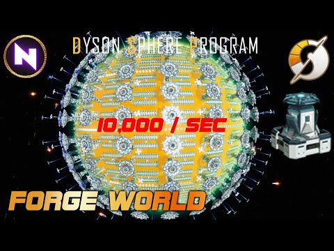 FORGE WORLD with New Dark Fog Smelters (+Blueprints) | #23 | Dyson Sphere Program | Lets Play