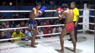 preview picture of video 'Rawai Muay Thai trainer Ek's debut fight: 14 February 2015'