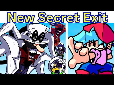 FNF HIGH EFFORT SECRET EXIT (New Sprites, Cutscenes - Act 1,2) | Mario's Madness V2 GOOD ENDING
