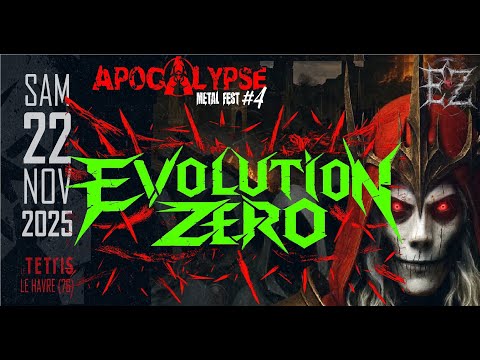EVOLUTION ZERO  (Fr) Live Le Havre @ Le Tetris  22 11 2025  (Apocalypse Festival # 4)