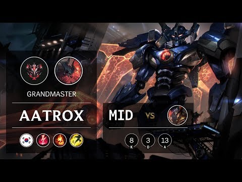 Aatrox Mid vs Twisted Fate - KR Grandmaster Patch 9.13