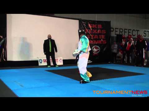 Willie Hicks vs Chad Cannon Men's Overall Sparring Grand at Texas State Championships 2013