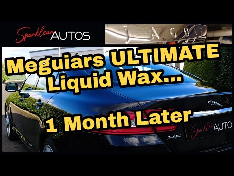 Meguiar's Ultimate Liquid Wax - ONE MONTH AFTER APPLICATION!!! #meguiars #wax #durability