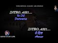 Yeh Dil Deewana ℙ𝕒𝕣𝕕𝕖𝕤 Karaoke With Scrolling Lyrics Eng हिंदी