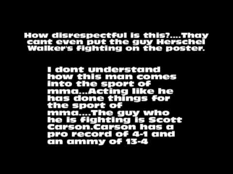 StrikeForce Disrespecting unknown fighters