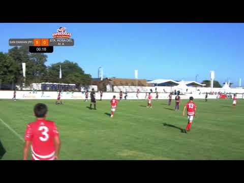 San Damián (PF) 7-0 Santa Rosa del M.A. Sub 12, Esperanzas Alto Paraná 2026.