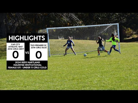 Game Highlights | Reds Hartland Haunted Invitational | Cap City 2014 Girls Grey vs TKO, 0 - 0