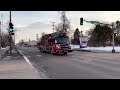 Saint Paul Fire Ladder Medic 22 Responding