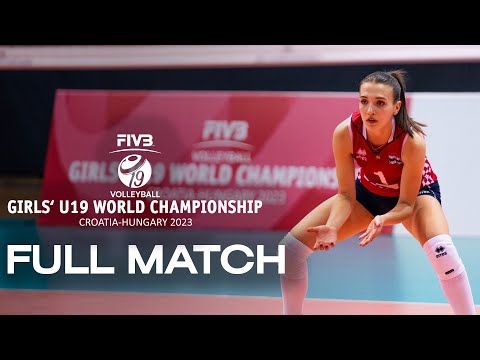 CRO🇭🇷 vs. PUR🇵🇷 - Full Match | Girl's U19 World Championship | Pool B