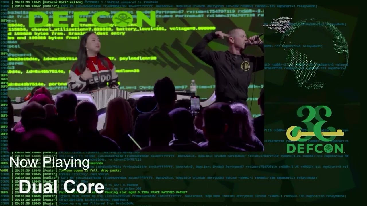 DEF CON 33 - Live Music - Saturday Night - Dual Core